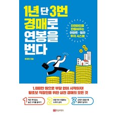 1년 단 3번 경매로 연봉을 번다:안전마진을 만들어주는 아파트 빌라 투자 시스템