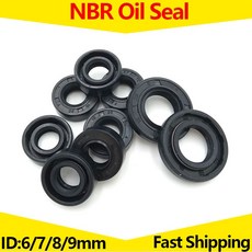 NBR 프레임 워크 오일 씰 5 개 ID 4mm 5mm 6mm 7mm 8mm 9mm OD 12-34mm 두께 4-10mm 니트릴 부타디엔 고무, [87] 8X25X8, 1개
