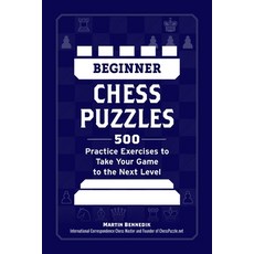 (영문도서) Beginner Chess Puzzles: 500 Practice Exercises to Take Your Game to the Next Level Paperback, Adams Media Corporation, English, 9781507223048