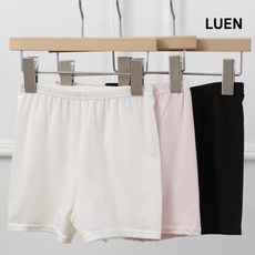 LUEN 쿠미로 속 바지 데일리 캐주얼 여아 남아 공용 팬츠 면 기본 무지 아동 유아 아이 키즈