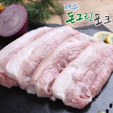 [제주돈그린포크] 흑돼지 오겹살 구이 300g, 단품