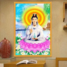 관세음보살보석십자수