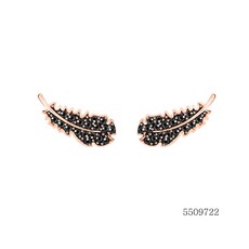 QC 스와로브즈키 귀걸이 5509722 깃털 귀걸이
