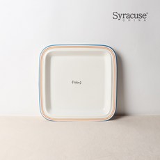 시라쿠스 메이플 정사각접시 M, 코지블루, 1개