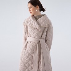 막스까르띠지오 벨티드 퀼팅 롱 누빔점퍼