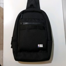 NBA 엔비에이 빠른출고 남여공용 *남녀노소 누구나 편하게 착용하기 좋은 슬링백* *사계절 착용 OK* 힙색 보조가방 크로스백 가방 학생가방(블랙))