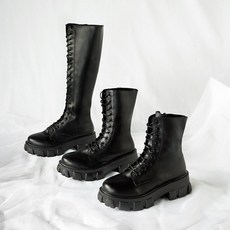 [슈슐랭] Ver.4 5.5cm Air 레이스업 롱워커 부츠