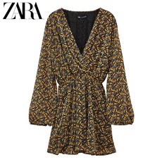 해외 zara 2020 TRF 여성 프린트 숏 원피스 08Dress-21927