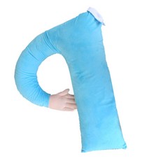 홍대선희샵 팔베개 바디필로우, 블루(극세사)