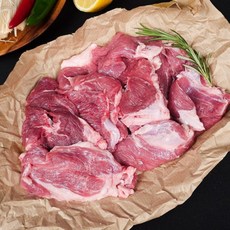 [제주흑돼지] 뒷고기(냉장) 항정살 꼬들살 덜미살 돼지뒷고기 찌개용 캠핑용고기, 1개, 300g
