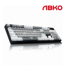 앱코 HACKER 카일 광축 완전방수 축교환 크리스탈 키캡 기계식키보드 세트 V1 클릭, K8900 (V1), 어반그레이