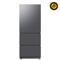 삼성전자 김치플러스 3도어 냉장고 328L, RQ33C71G3S9, 리파인드 이녹스