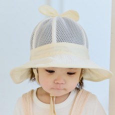 [원라인] 아기 유아 여름 벙거지 모자 아동 어린이 새싹네트 썬햇 원라인] 아기 유아 여름 벙거지 모자 아동 어린이 새싹네트 썬햇