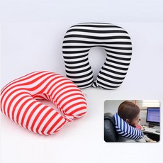 단추형비즈목베개