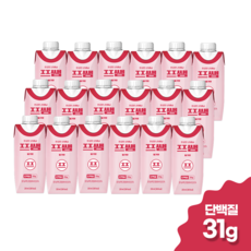 파워풀엑스 프쌤 단백질음료 딸기맛 250ml x 18개 x 2개, 36개