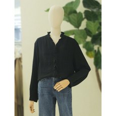 [써스데이아일랜드] 프릴 볼륨 블라우스 T232MBL136W 2종류