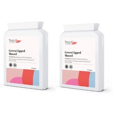 Troo Health Care 영국 트루 뉴질랜드 초록홍합 500mg 90캡슐 x 2팩