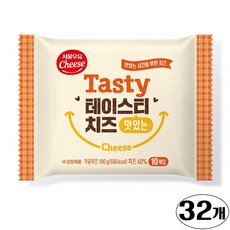 서울우유 테이스티 치즈 180g(10매) x 32개, 180g