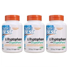 닥터스 베스트 L 트립토판 90정 3팩 Doctor's Best L-Tryptophan from Tryptopure Helps Sleep Healthy