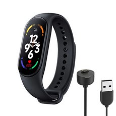 스마트 워치 손목 밴드 M7 피트니스 Bracelet 대 한 Mi Band 7 Heart Rate 추적기 스포츠, M7 Black watch