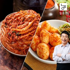 [늘품은] 김하진 포기김치3kg+총각김치3kg, 없음, 상세설명 참조