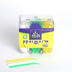 롯데 구부러진 PP 이쑤시개 5.5cm 300개입 사각케이스+그릿커머스Shop, 빠른배송, 1개