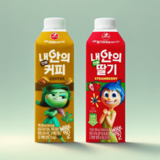 [멀티] 서울우유 내 안의 진짜 커피 18개 + 딸기 18개 (280ml), 280ml, 36개