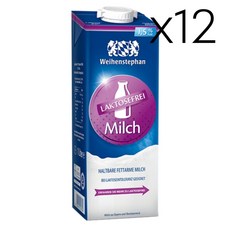 Weihenstephan 무유당 UHT 우유 지방3.5퍼센트 1L x 12개
