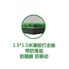 런치패드 연습용 전용 충격 골프 수업 매트연습 두꺼운 골프채 매트, T01-1.5*1.5미터 풀을 주입 퍼팅매트 미끄럼방지