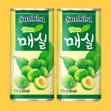 썬키스트 매실, 175ml 90캔, 90캔, 175ml