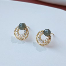 미니진주반지14k