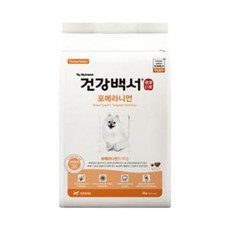 건강백서 전연령 포메라니언 반려견 사료, 가수분해 연어, 6kg, 1개 - 건강백서사료