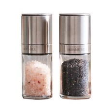 르리에 홈카페 그라인더 소금 120ml + 참깨 120ml, 1세트