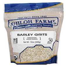 Shiloh Farms - Organic Barley Grits - 12 oz., 1개, 340g