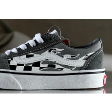 VANS WARD FLAME CHECK shoes for boys NEW & AUTHENTIC US size (YOUTH) 3