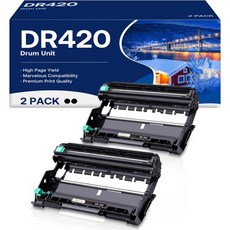 DR420 형제용 드럼 유닛 호환 HL2240 HL2270DW HL2280DW HL2230 MFC7360N MFC7860DW, 2 PACK