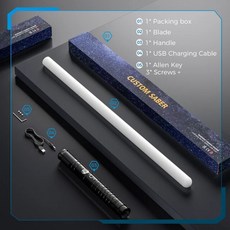 검도 수련용 목검 죽도 소품용 WANARICO-RGB 금속 광선검 레이저 장난감 라이트 세이버 7 가지 색상 가