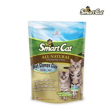 [땡스스탬프] 수수 100% 스마트캣 친환경 먼지없는 고양이 모래 탈취 4.53kg, 단품