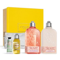 록시땅 [록시땅][기프트] 체리 블라썸 바디 케어 세트 (샘플 2종 & 파우치 증정), 단품없음