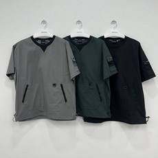 [인터크루][덕천뉴코아]메쉬장식우븐반팔풀오버ITY2XM03A