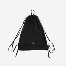 [정품]헤이그 스트링 백팩 블랙 Haag String Backpack Black 469111