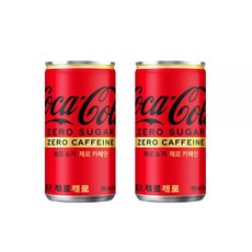 코카-콜라 제로 슈거 제로 카페인 CAN 190ml 30입, 제로슈거 제로카페인 코카콜라, 30개