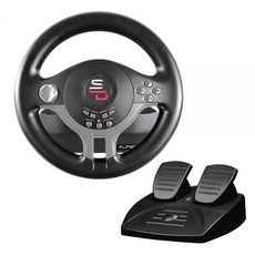 Superdrive SV250 닌텐도 스위치용 페달과 기어 변속 패들이 장착된 레이싱 스티어링 휠 Ps4 Xbox Seie XS One PC, SV200