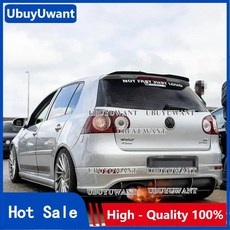 UBUYUWANT 폭스바겐 MK5 GTI 해치백 스포일러 ABS 플라스틱 광택 블랙 자동차 테일 윙 장식 리어 루프 립 스포일러 폭스바겐 MK5 GTI 해치백, Unpainted Primer_1