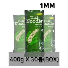 몬 타이누들 쌀국수 스틱면 1mm, 30개, 400g