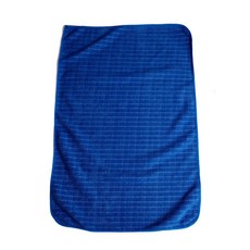 [오너클랜] 극세사 바둑타월 블루 20입 대 40x60, 상세 설명 참조, 20개