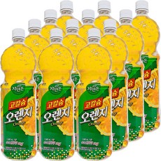 자연은 고칼슘 오렌지주스, 1.5L, 12개