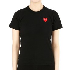 꼼데가르송 [꼼데가르송] 레드와펜/AZ T107 051 1 / 여성 라운드넥 반팔티셔츠