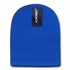 DECKY 표준 아크릴 짧은 비니 (ValPak) 로열 원 사이즈