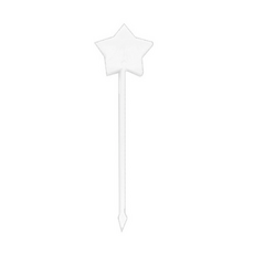 도나앤데코 도시락데코 과일꼬지 별픽 화이트, 1개, 600개